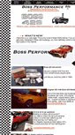 Mobile Screenshot of bossperformance.com