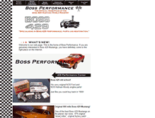 Tablet Screenshot of bossperformance.com